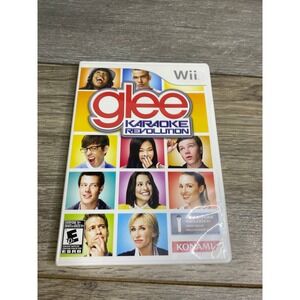 Karaoke Revolution Glee Nintendo Wii Konami 2010 CIB Complete with Manual